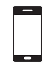 smart phone with blank screen