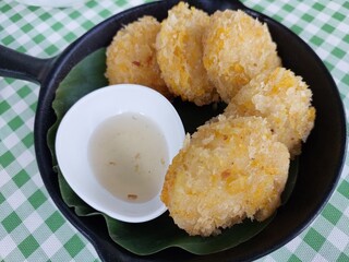 Delicious Thai foods on serve