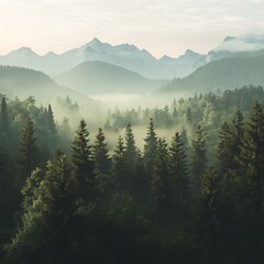 Green hills under blue sky high resolution picture