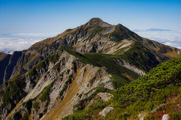 笠ヶ岳への登山道