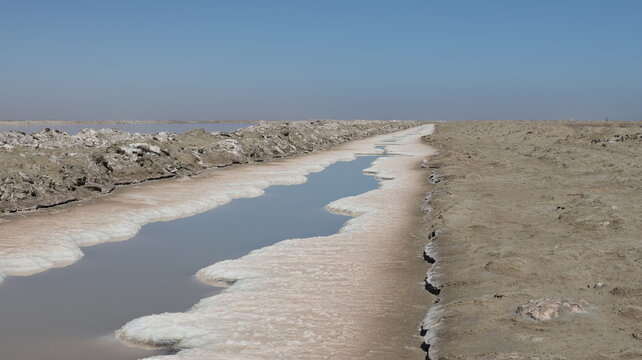 Walvis Bay pink/radish Saltworks / Salt Pans.