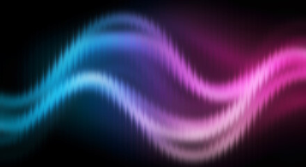 abstract blurry wave glass background with vertical stripe pattern and colorful
