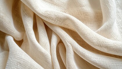 Cream and Beige Knit Fabric Texture