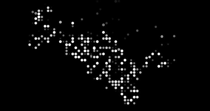 Generative Orbs Dance into Uzbek Silhouette Map Creation