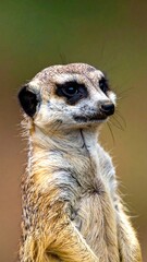 Fototapeta premium Close-up of a meerkat (1)