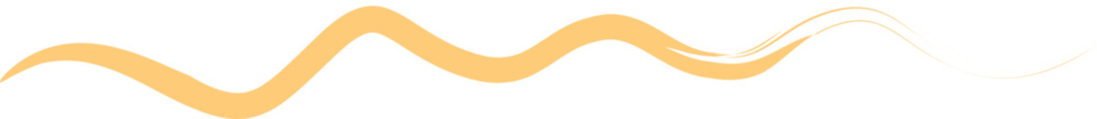 Light Yellow Color Brush Stroke Vector Design