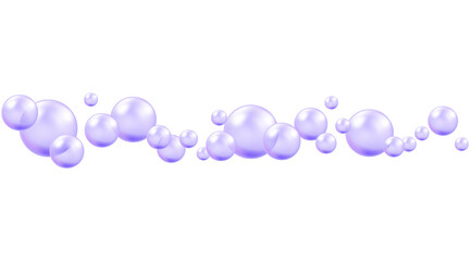 Bubble gum and collagen bubbles for dreamy design.background.
