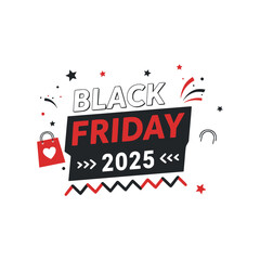 Black Friday sale vector illustration