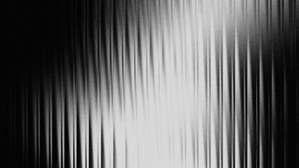 Black white wave fractal glass gradient blurred background, abstract transparent glass trendy wallpaper grainy noise texture.	