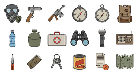 Survival Gear and Equipment for Outdoor Adventures and Emergencies.