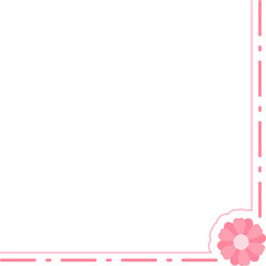Floral Corner Border Frame