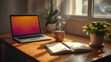 Technology Object Closeup &ndash; Computer Keyboard and Pen on Business Desk