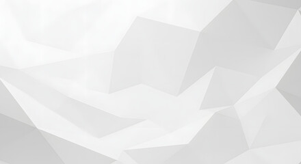 Fototapeta premium A minimalist white background with geometric shapes and subtle shadows creating a modern aesthetic