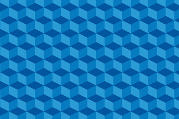 3d modern geometric colorful shape | Square blue box background design | Vector abstract background texture design, bright poster, banner
