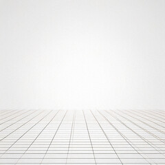 Professional corporate background, large empty white area, thin diagonal grid lines fading at corners
