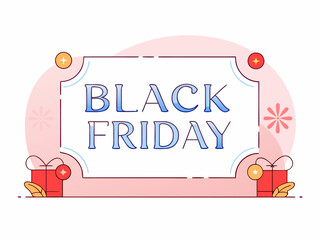 Premium Black Friday design with elegant gold and black luxury style promotional banner