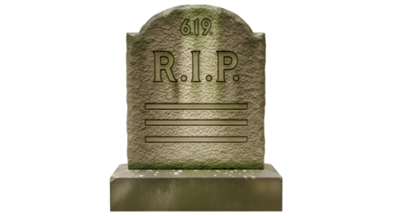 Stone Gravestone with R.I.P. Inscription