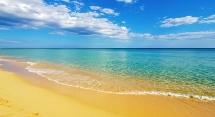 Obraz premium Tropical Beach with Clear Water