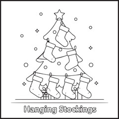 Christmas Tree Coloring Pages