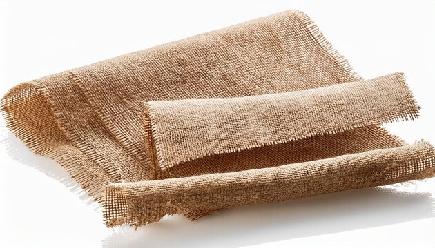 Burlap Fabric Label Pieces Rustic Hessian Patch Torn Sack Cloth