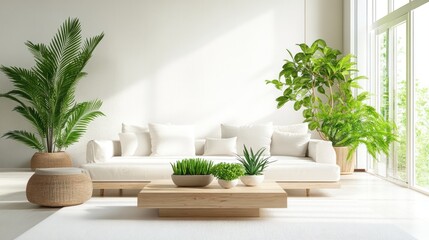 Modern minimalist living room