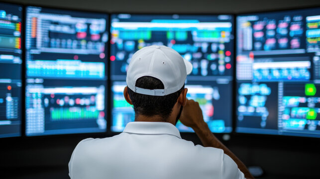 Tuna Factory, Factory supervisor inspecting tuna production line for quality control in a seafood processing facility.