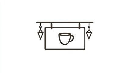 Coffee shop sign design