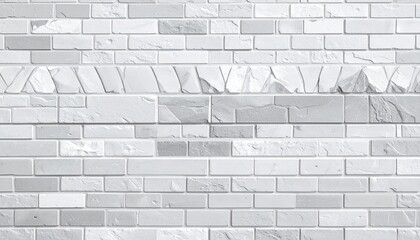 Neutral Gray Brickwork Pattern Design with Subtle Geometric Tile Variation on Surface and Clean Horizontal Alignment in Minimalist Construction