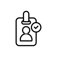 authenticity line icon