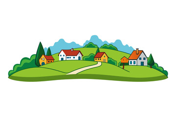 houses in the mountains