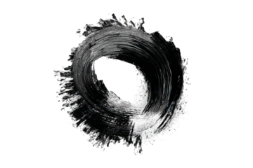 Abstract Circular Water Splash Pattern