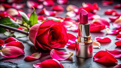 Makeup Artistry: Rose Petals & Lipstick, Patience & Precision, Beauty Detail Shot
