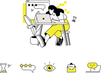 Customer Feedback Illustration