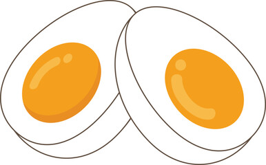 Boiled Egg Illustration