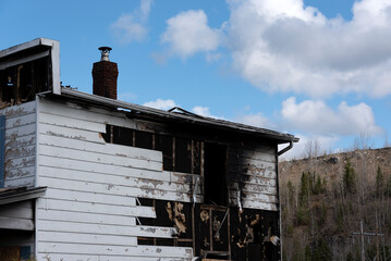 Details of a burn house