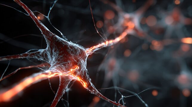 Abstract glowing neural network with a disrupted pathway, representing cognitive imperfections.