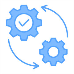 Integration Blue Icon