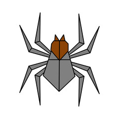 Origami Spider Halloween Paper Craft