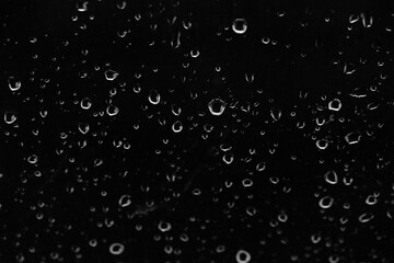 rain drops on the window on black background,drops overlay effects,Drops of Water, Wet Rain Splash,Realistic pure droplets condensed texture.water drops on black background