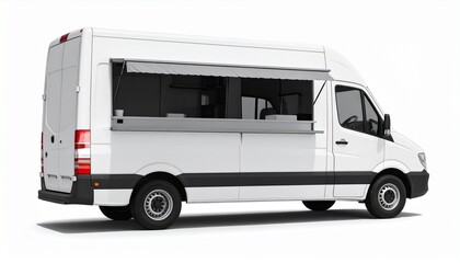 Food Truck Design  White Van Conversion for Mobile Cuisine