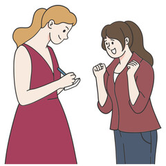 Celebrity signing autographs to her fans