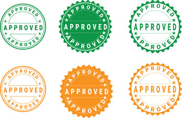 Minimal monoline round stamp badge clean modern outline logo