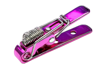Bright Pink Metal Clip Tool