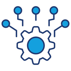 Technology Blue Icon