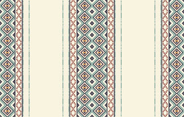 Geometric ethnic pattern seamless, Native American ethnic design, Southwestern decor design for background ,curtain, carpet, wallpaper, clothing, wrapping, Batik, vector illustration.