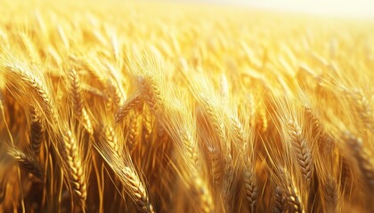 Endless Expanses Of Golden Wheat As Far As The Eyes Can See, Gently Swaying In The Breeze, Creating A Tranquil And Picturesque Landscape.