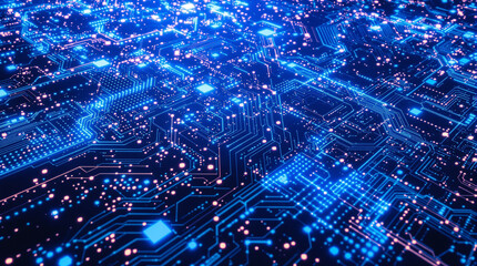 Abstract technology background - 3d render