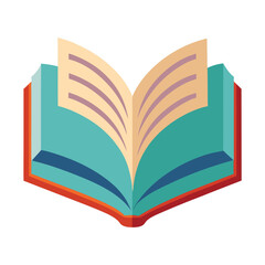 book vector image on white background 