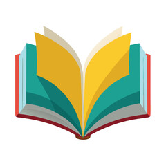 book vector image on white background 