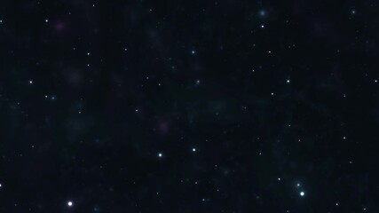 travel in dark space moving fast from right to left direction animated background video